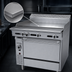 Thumbnail image #3 for Garland Cuisine 36-Inch Heavy Duty Gas Griddle Top Range with Convection Oven