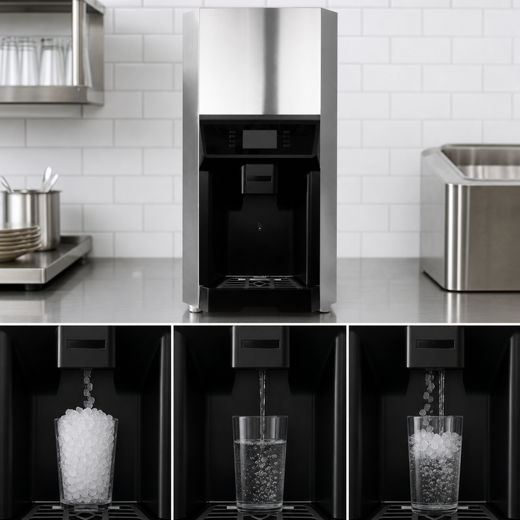 Product image #4 for Resolute Ice Systems CDIW220 Countertop Nugget Ice and Water Dispenser