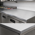 Thumbnail image #3 for John Boos Flat Stainless Steel Countertop with No Backsplash, 120 Inches x 36 Inches x 1-1/2 Inches