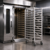 Thumbnail image #3 for Baxter Heavy Duty Stainless Steel Single End Load Rack for Single Rack Ovens, 10 Slides