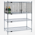 Thumbnail image #3 for EagleGard 60-Inch W x 18-Inch D Security Enclosure Kit with Hinged Doors for Wire Shelving