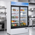Thumbnail image #3 for Omcan USA Two-Section Reach-In Glass Door Merchandiser Refrigerator, 45 Cu. Ft., Bottom-Mounted Self-Contained Refrigeration