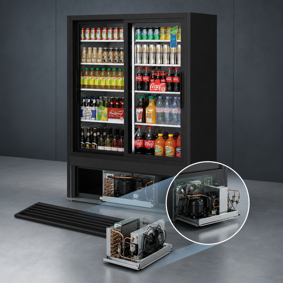 Bottom-Mounted Self-Contained Refrigeration