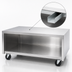 Thumbnail image #3 for La Rosa Refrigeration Mobile Open Cabinet Equipment Stand, 86 x 24 Inches, 304 Stainless Steel