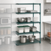 Thumbnail image #4 for Metro Super Adjustable Super Erecta Add-On Wire Shelving Unit, 30 x 24 x 63 Inches, 4-Shelf, Metroseal 3 Green Epoxy-Coated