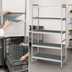Thumbnail image #3 for Fermostock 5-Tier Perforated Starter Shelving Unit with Removable Polymer Inserts, 83