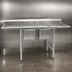 Thumbnail image #3 for Eagle Group 314 Series Floor Model Two-Compartment Sink with 24-Inch Left Drainboard, 66-3/4 Inch W x 31-3/4 Inch D, 304 Stainless Steel