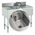 Thumbnail image #3 for Advance Tabco Special Value Series 36-Inch 1-Compartment Stainless Steel Bar Sink with Left and Right Drainboards and Splash-Mount Faucet