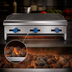 Thumbnail image #3 for Comstock-Castle ELB30 30-Inch Countertop Gas Char-Broiler, Lava Rock, 72,000 BTU