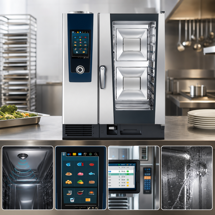 Product image #3 for RATIONAL iCombi Pro 10-Half-Size Countertop Liquid Propane Combi Oven