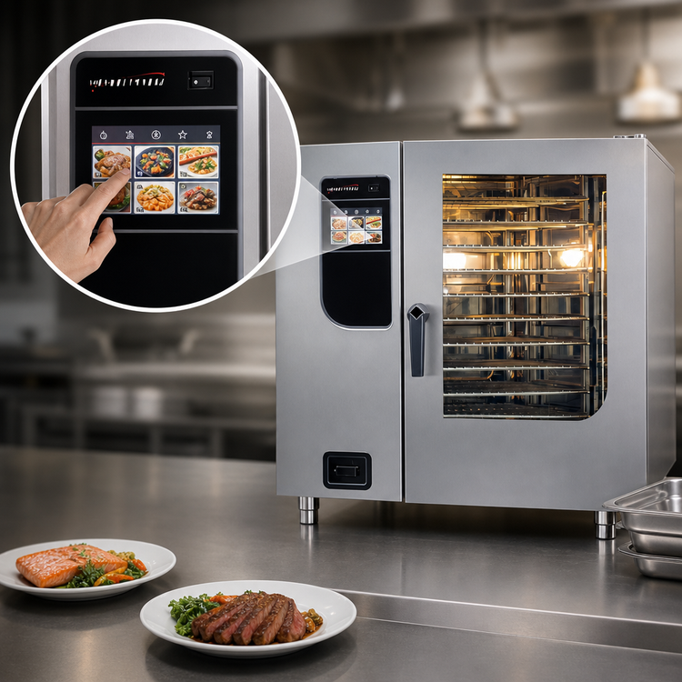 Product image #3 for Henny Penny FlexFusion Platinum Electric Boilerless Combi-Steamer Oven with Chef's Touch Controls
