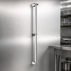 Thumbnail image #3 for Metro Super Erecta 33PDFS Stainless Steel 2-Tier Wall-Mount Shelving Post and Brackets, 33-5/8-Inch Height