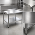 Thumbnail image #3 for Eagle BlendPort Stainless Steel Equipment Stand with Adjustable Undershelf, 18 in. W x 30 in. D