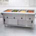 Thumbnail image #3 for Advance Tabco Triumph (Supreme) Electric Hot Food Table with 4 Sealed Wells, Cutting Board, and Sliding Door Base
