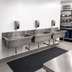 Thumbnail image #3 for Multi-Station Wall-Mounted Hand Wash Sink, 8-Inch Deep Bowl, 304 Stainless Steel