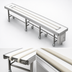 Thumbnail image #3 for Dinex DXIESB16 16-Foot Tray Make-Up Band Belt Conveyor