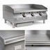 Thumbnail image #3 for RedHots Chef's Line Extra-Deep Countertop Gas Griddle, 48 Inch, Natural Gas, Manual Controls