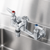 Thumbnail image #3 for T&S Brass B-2271-POL Wall-Mount Service Sink / Mop Sink Mixing Faucet with Vacuum Breaker Spout
