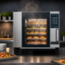 Thumbnail image #3 for UNOX ChefTop MIND.Maps Plus 5-Pan Gas Countertop Combi Oven/Steam Oven