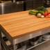 Thumbnail image #3 for John Boos Appalachian 60 Inch x 25 Inch Edge Grain Red Oak Kitchen Countertop with Varnique Finish