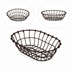 Thumbnail image #3 for American Metalcraft Oval Bronze Wire Serving Basket, 9 x 6 x 2-1/4 Inches