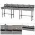 Thumbnail image #3 for Advance Tabco 100-Inch 5-Station ADA Compliant Freestanding Multiwash Hand Sink