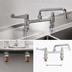 Thumbnail image #3 for Equip 8-Inch Deck Mount Manual Mixing Faucet with 10-Inch Swing Nozzle