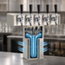 Thumbnail image #3 for Perlick 3780-6B 6-Faucet Air-Cooled Tee Draft Beer Tower, Stainless Steel
