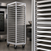 Thumbnail image #3 for Panco Mobile Full-Height Front-Load Oven Rack for 30 18 x 26-Inch Sheet Pans