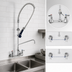 Thumbnail image #3 for T&S Brass EasyInstall 8-Inch Wall Mount Pre-Rinse Unit with 12-Inch Swing Nozzle, Add-On Faucet, and 1.07 GPM Spray Valve