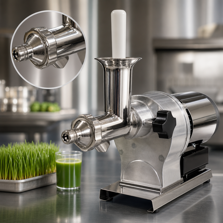 Product image #3 for JuiceMatic Super Juicer 304 Stainless Steel Countertop Wheatgrass Juicer