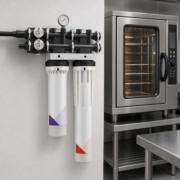 Product image #3 for Everpure QT1+CR Dual-Cartridge Steamer Water Filter System, 2.5 GPM, 20,000 Gallons