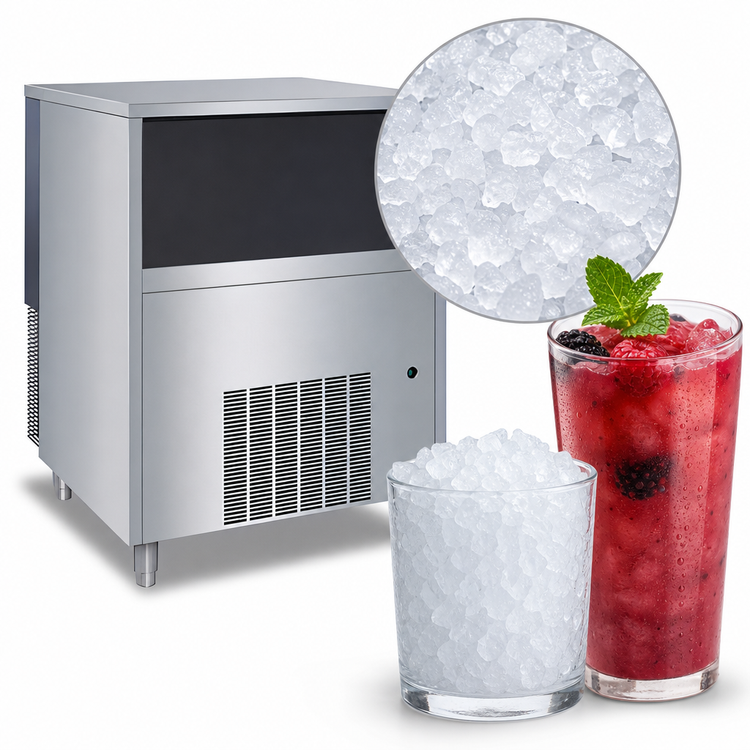 Product image #3 for Manitowoc UNK0300AZ Bite-Size Nugget Ice Machine with 60 lb Bin