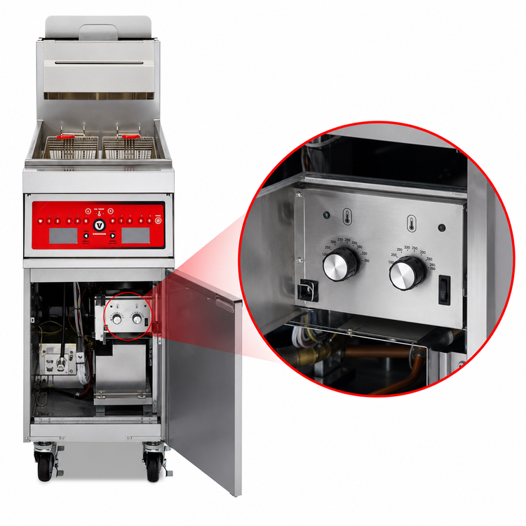 Product image #4 for Vulcan PowerFry5 45-50 lb. High-Efficiency Freestanding Gas Fryer