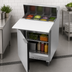 Thumbnail image #4 for Beverage-Air 27-Inch One-Section Sandwich Top Refrigerated Prep Table, 1 Door, 8-Pan Top, 17-Inch Cutting Board