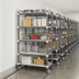 Thumbnail image #3 for Cambro Camshelving Elements XTRA 4-Shelf Solid High-Density Top Rail Mobile Starter Unit, 18 x 42 x 80 Inches