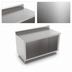 Thumbnail image #3 for John Boos Stainless Steel Open Front Work Table Cabinet Base, 36 x 24 Inches, 5-Inch Backsplash