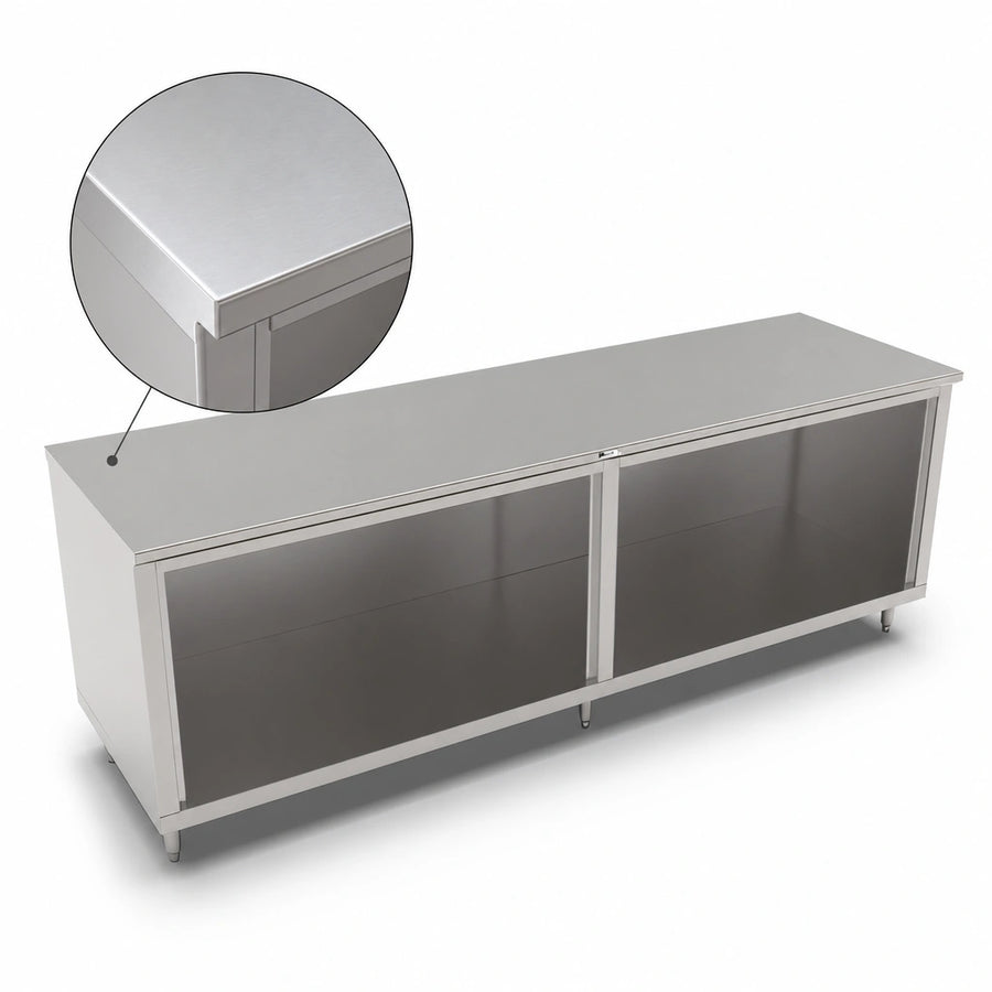 16-Gauge Stainless Steel Top