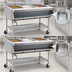 Thumbnail image #3 for Eagle Group Portable Sealed-Well Electric Hot Food Table with Open Base, 4 Wells, 66 x 32-1/4 x 34 Inches, 120V