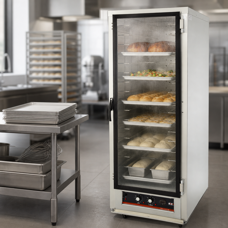 Product image #3 for hotLOGIX HL4-18 Full-Height Insulated Aluminum Humidified Holding Cabinet/Heater Proofer