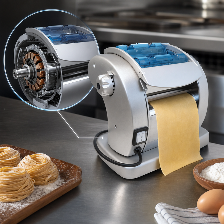Product image #3 for Trento Electric Countertop Pasta Sheeter with 5.75-Inch Roller Width