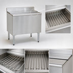 Thumbnail image #3 for Eagle Group 1800 Series B30IC-16D-18-7 30-Inch Underbar Ice Chest with 95 lb. Capacity, 16-Inch Deep Bin and 7-Circuit Cold Plate