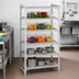 Thumbnail image #4 for Cambro Camshelving Premium 5-Tier Vented Stationary Starter Unit, 21 x 24 x 64 Inches, Speckled Gray
