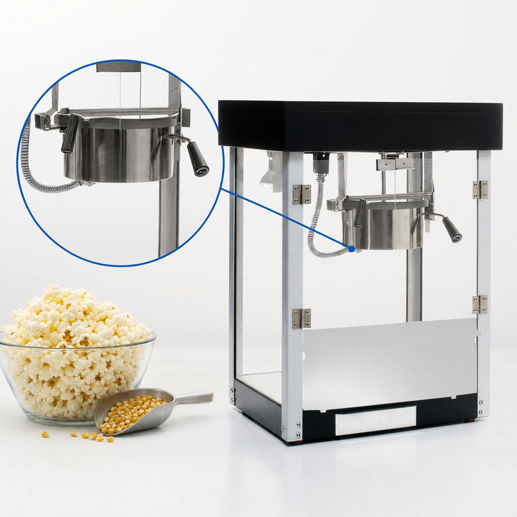 Product image #3 for Benchmark Metropolitan 6-Ounce Countertop Electric Popcorn Popper Machine