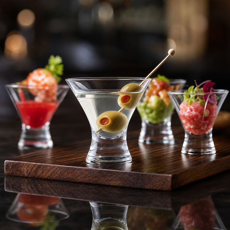 Product image #3 for Perfect Portions Mini Stemless Martini Glass, 2-1/2 oz., Clear, Weighted Base