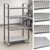Thumbnail image #3 for Cambro Camshelving Elements XTRA 4-Shelf Stationary Starter Unit, 24 x 18 x 84 Inches, Vented and Solid, Speckled Gray