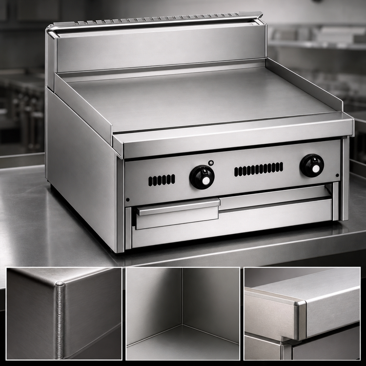 Product image #3 for Jade Range Bistro JBR-48G-M 48 Inch Modular Gas Griddle with Manual Controls