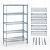 Thumbnail image #3 for Quantum Stationary Wire Shelving Starter Kit, 42