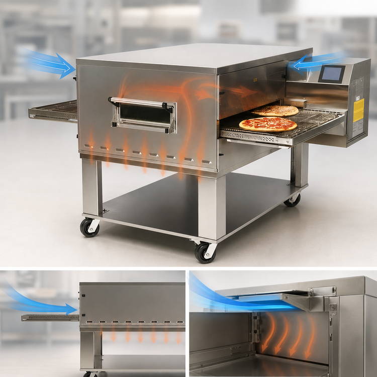 Product image #3 for Middleby Marshall PS640E-3 208/240V 3-Phase Electric Conveyor Oven