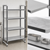Thumbnail image #3 for Cambro Camshelving Elements XTRA 4-Shelf Solid Stationary Starter Unit, 18 x 36 x 84 Inches, Speckled Gray